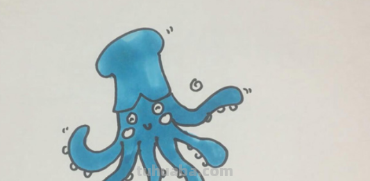 章鱼怎么画简笔画