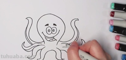 章鱼简笔画怎么画