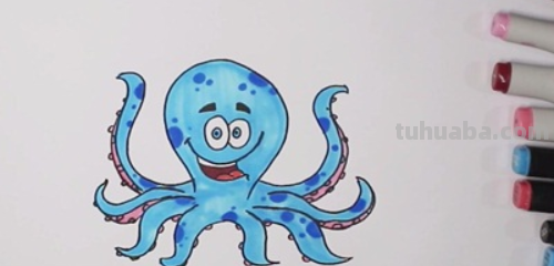 章鱼简笔画怎么画