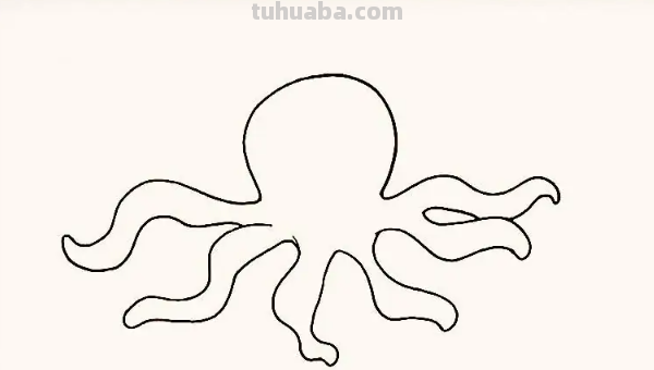 如何画章鱼