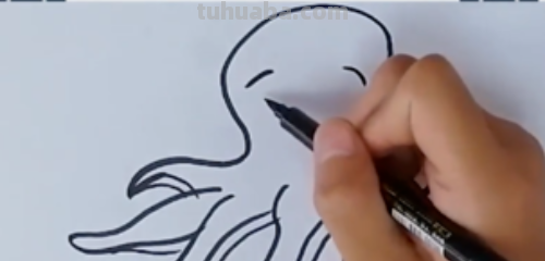 章鱼的简笔画怎么画?
