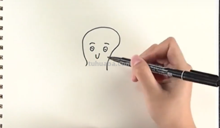 章鱼的简笔画怎么画