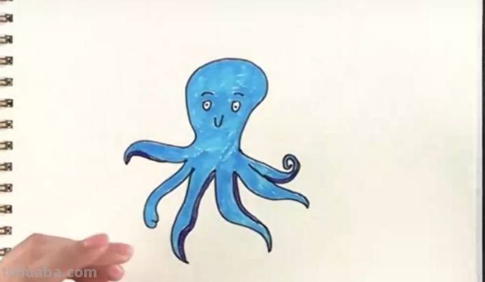 章鱼的简笔画怎么画