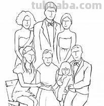 妹妹怎么画简笔画 如何画一家七口？