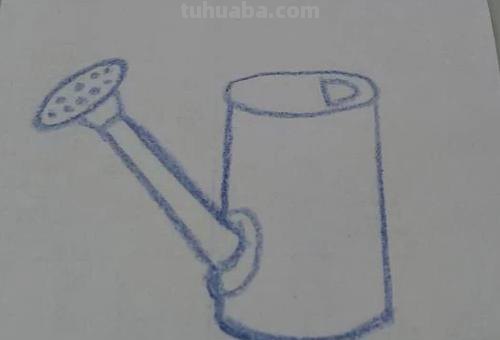 茶壶怎么画简笔画 怎么画浇花水壶、喷水壶的简笔画？