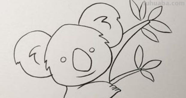 考拉怎么画简单又可爱