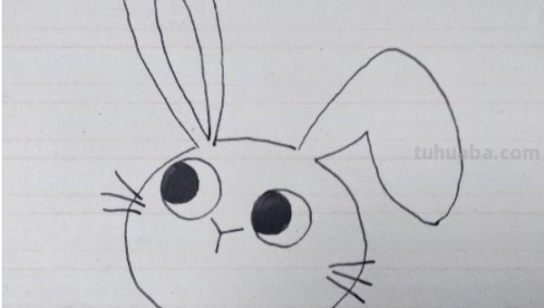 简笔画兔子怎么画 最简单的简笔画小兔子怎么画？