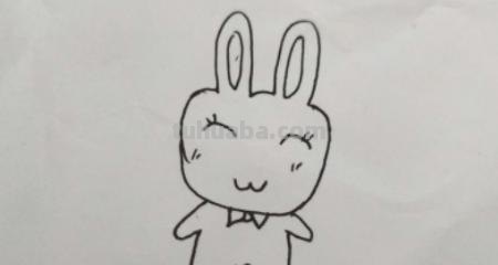 简笔画兔子怎么画 最简单的简笔画小兔子怎么画？