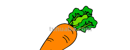 胡萝卜怎么画简笔画