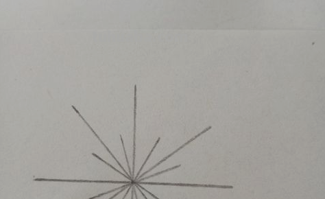 怎么画雪花简笔画