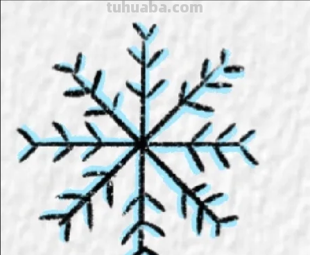 六种雪花的画法