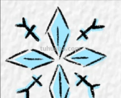六种雪花的画法