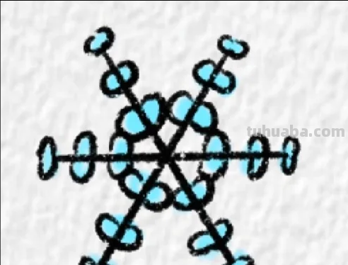 六种雪花的画法