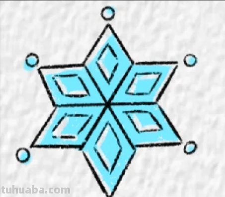 六种雪花的画法
