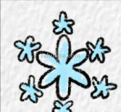 六种雪花的画法