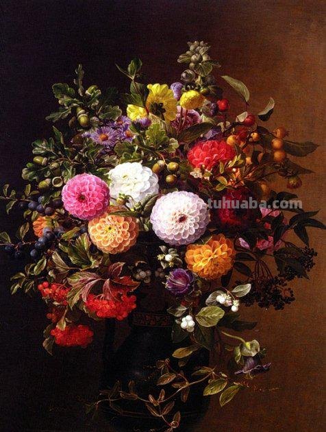 静物花卉油画欣赏