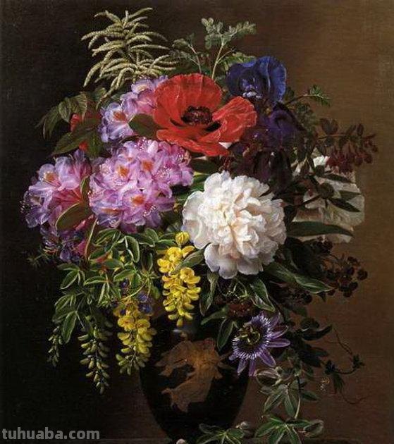 静物花卉油画欣赏