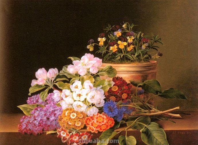 静物花卉油画欣赏