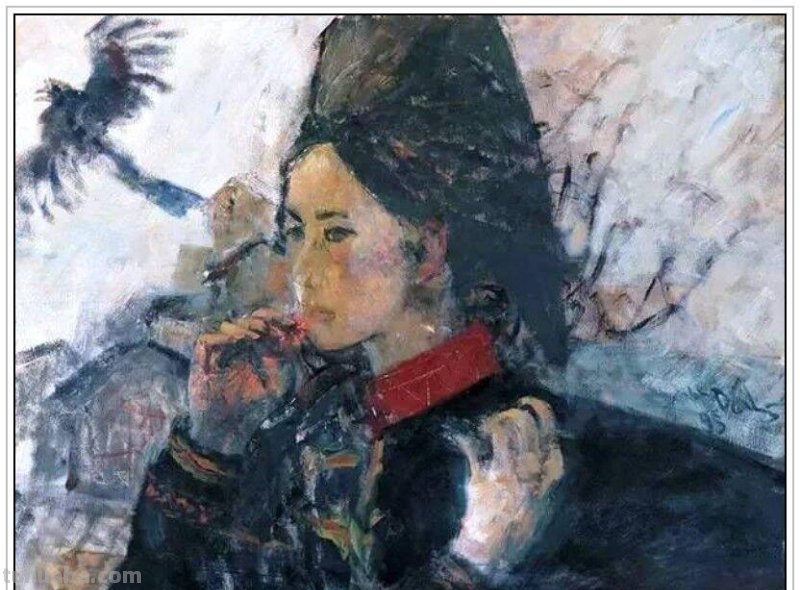当代著名油画大师何多芩五十幅经典绘画作品赏析