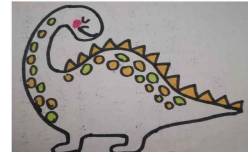 恐龙简笔画怎么画 简单的恐龙怎么画? 恐龙简笔画怎么画 简单的恐龙怎么画?