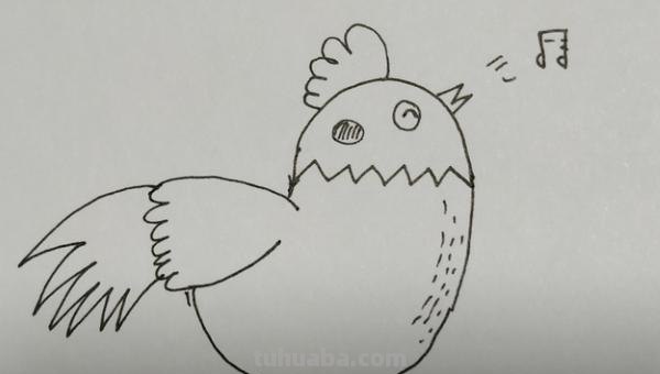 烤鸡怎么画简笔画 怎么画十二生肖简笔画鸡? 烤鸡怎么画简笔画 怎么画十二生肖简笔画鸡?