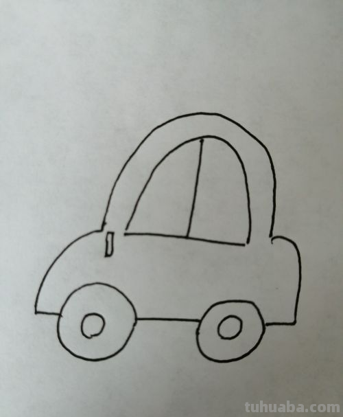 小汽车怎么画