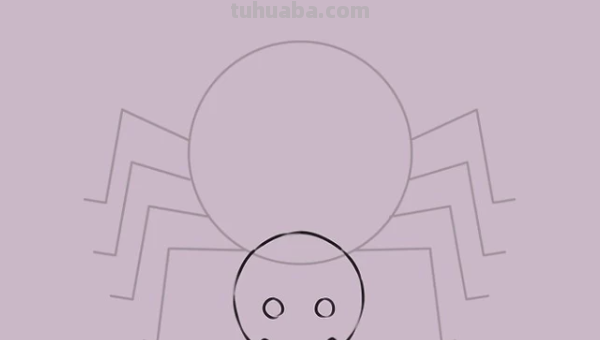 蜘蛛怎么画霸气