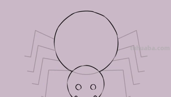 蜘蛛怎么画霸气