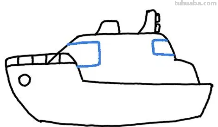 轮船怎么画漂亮又简单