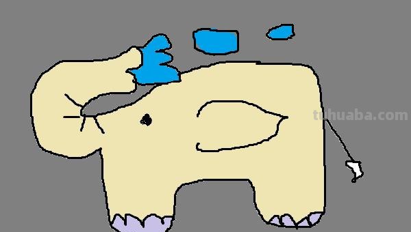 大象简笔画怎么画 简笔简笔画之大象？