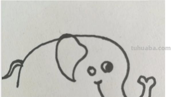 大象简笔画怎么画 简笔简笔画之大象？
