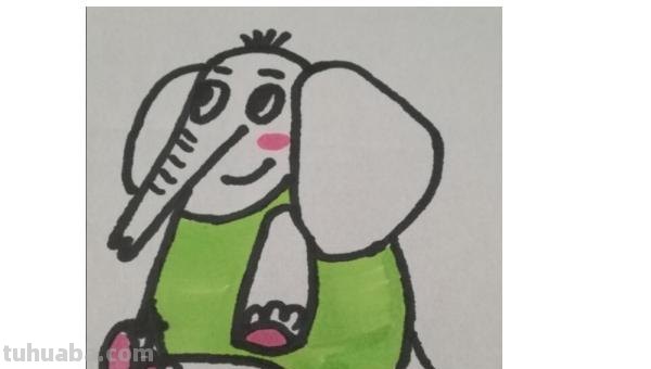 大象简笔画怎么画 简笔简笔画之大象？