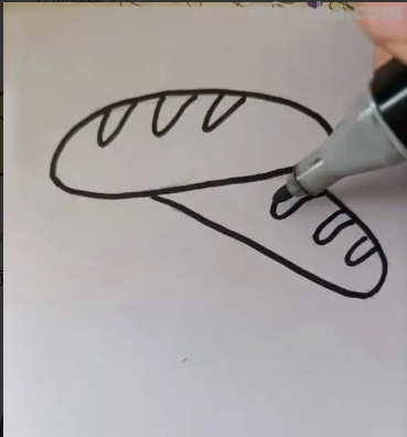 面包怎么画