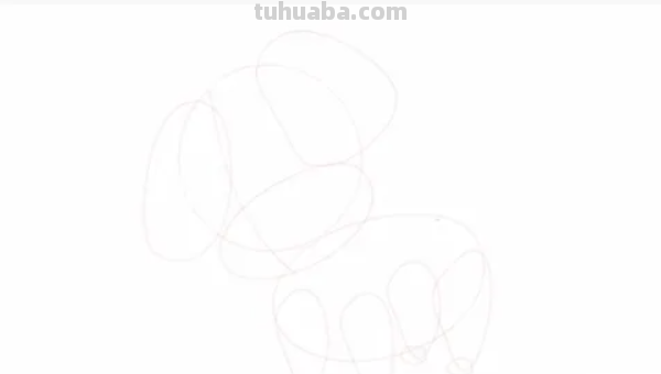 怎样快速画出小狗