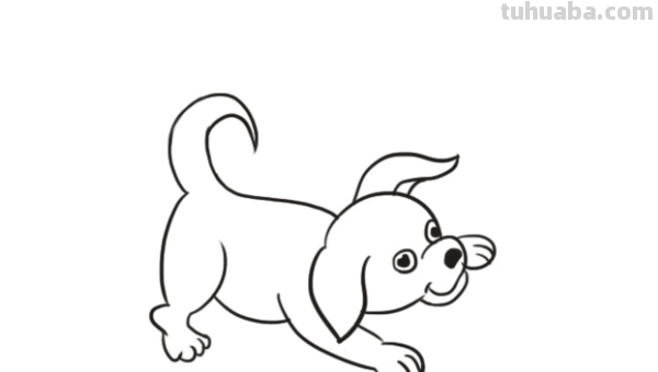 小狗怎么画