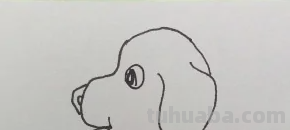 如何画小狗