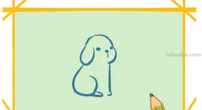 如何画小狗