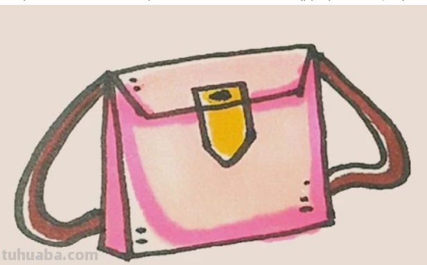 怎样画简单好看的包包