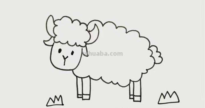 12生肖羊怎么画