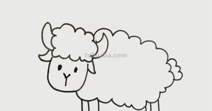 12生肖羊怎么画
