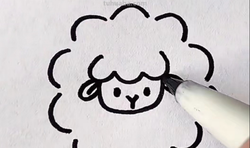 羊怎么画 简单