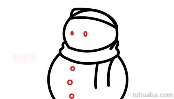 雪人怎么画
