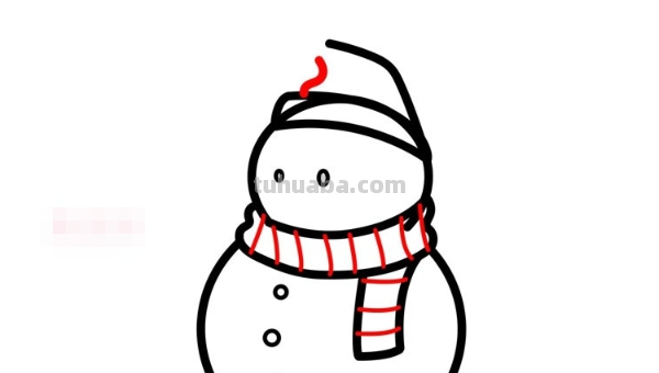 雪人怎么画