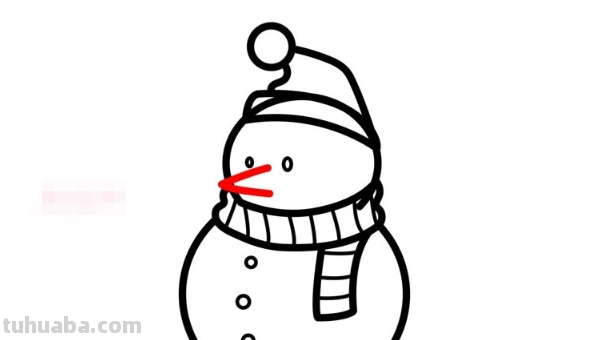 雪人怎么画
