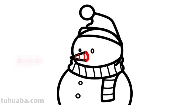 雪人怎么画