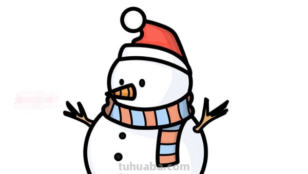 雪人怎么画