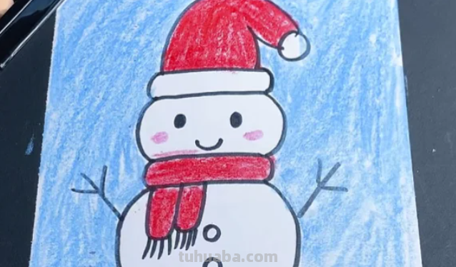 雪人怎么画?