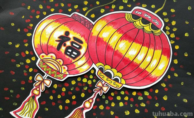 灯笼怎么画的又简单又漂亮