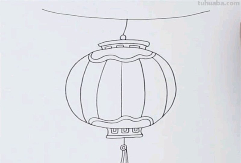 灯笼怎么画好看又简单图片