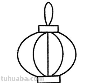 怎么画灯笼好看